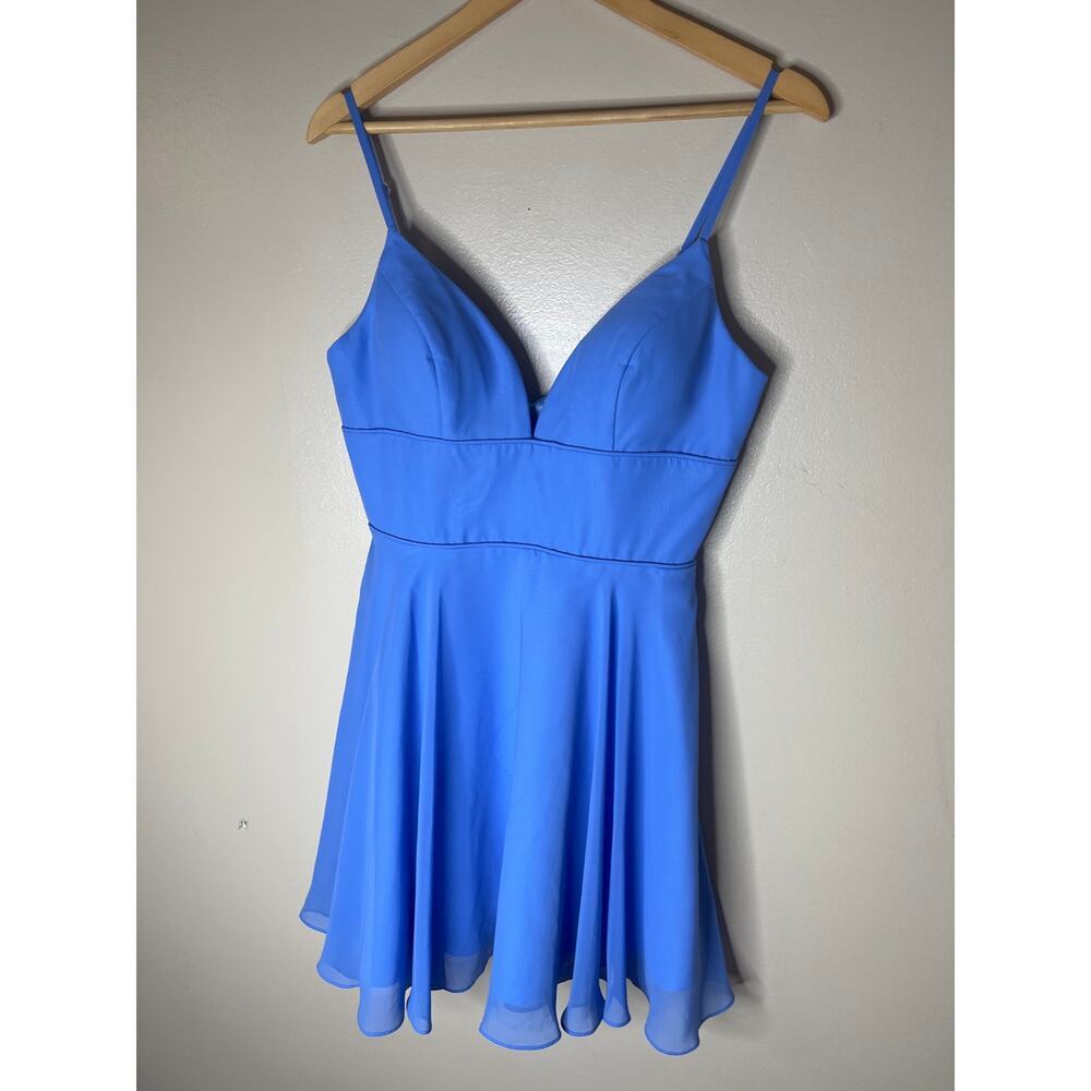 NWT Lucci Lu Periwinkle HOCO Cocktail Wedding guest - Size 10 - Picture 4 of 10